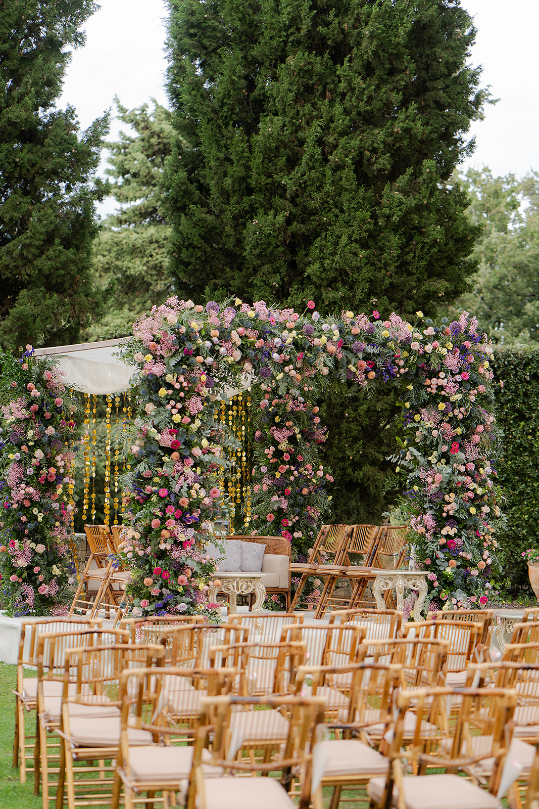 indian wedding in tuscany