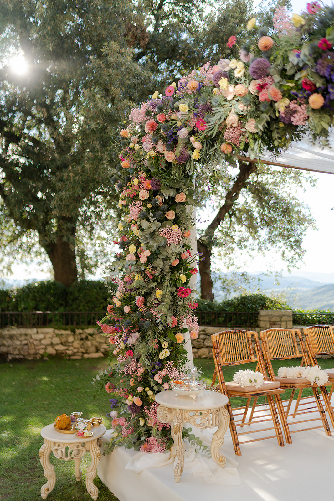 indian wedding in tuscany