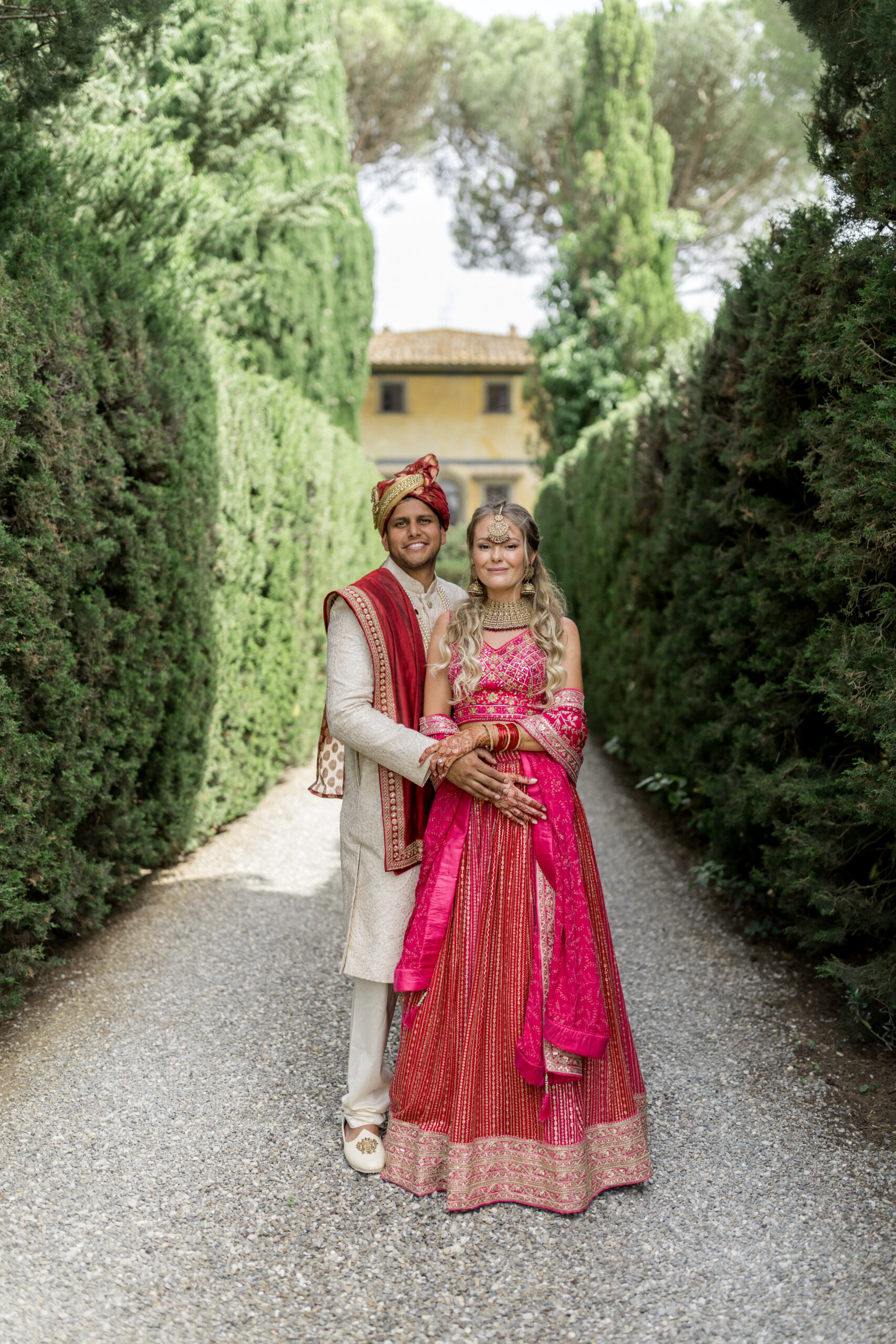 indian ceremony in tuscany